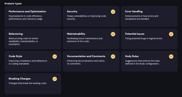 Kodus coverage depth