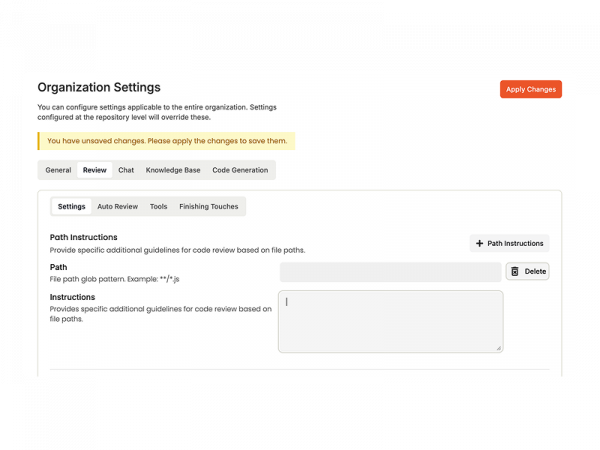 CodeRabbit rule customization
