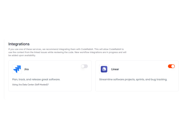 CodeRabbit context integrations