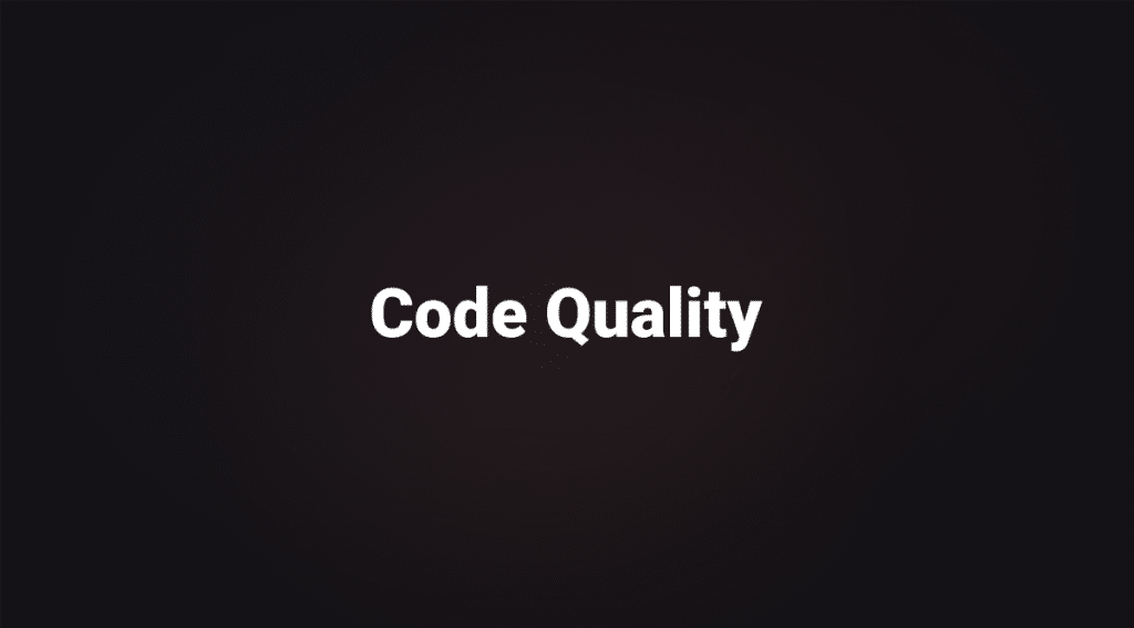 code quality