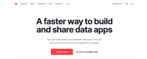 Streamlit ferramentas open source