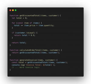 The Fix (Extract Method)
