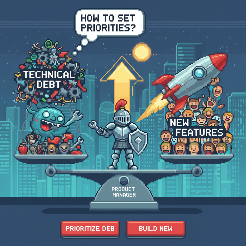 Technical debt vs. new features: how to set priorities