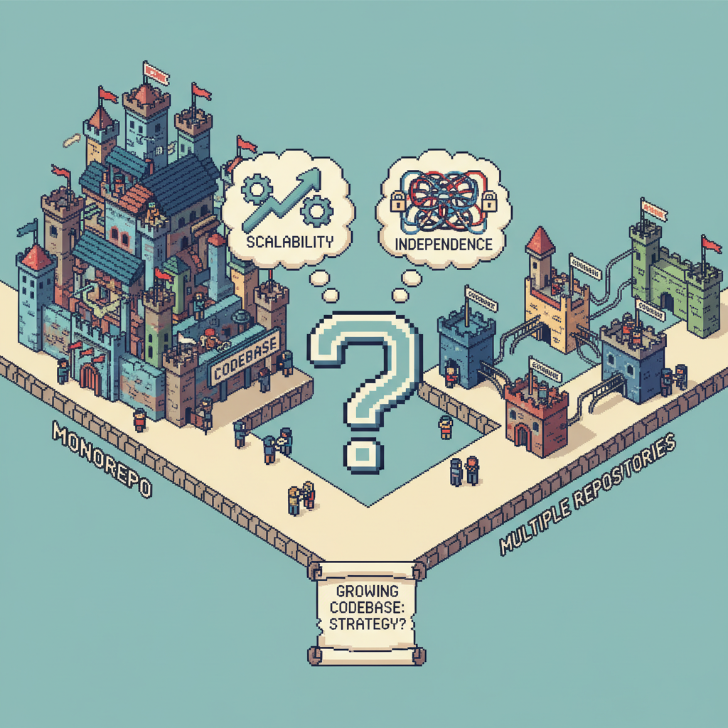 Monorepo vs. múltiplos repositórios: qual é a melhor estratégia para uma base de código em crescimento?
