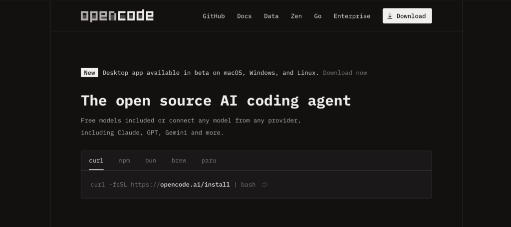 home opencode