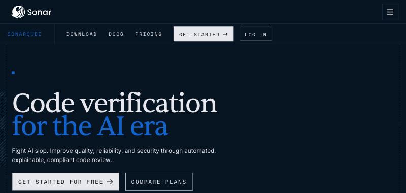 sonar homepage