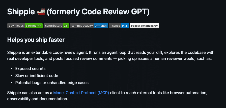 readme Shippie